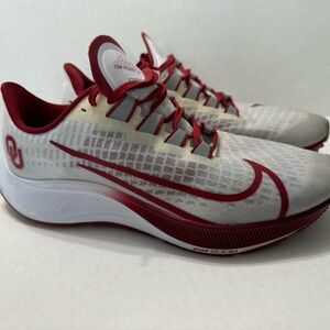 Nike Zoom Pegasus 37 OU Oklahoma Boomer Sooner Men's 7 CZ5387-100